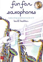 FUN FOR SAXOPHONES + CD       saxophone trios (AAT)