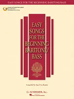 Easy Songs for the Beginning Baritone/Bass + Audio Online / zpěv (baryton/bass) a klavír