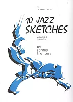 10 JAZZ SKETCHES 2 by Lennie Niehaus / trumpet trios