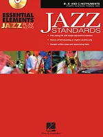 ESSENTIAL ELEMENTS - JAZZ STANDARDS + CD / všechny nástroje (C, Bb, Eb a C nástroje v basovém klíči)