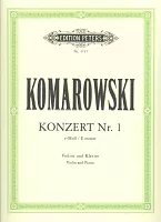 Komarowski: KONZERT Nr.1 (E minor) / skrzypce i fortepian