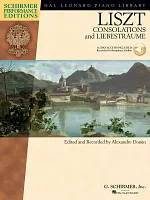 LISZT - Consolations and Lieberstraume + Audio Online / piano solos