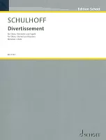 Schulhoff: Divertissement for oboe, clarinet and bassoon / set of parts