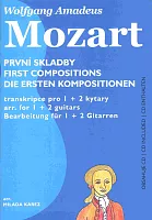 MOZART- První skladby + CD / jedna + dvě kytary