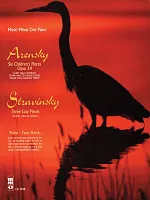 ARENSKY + STRAVINSKY for 1 piano 4 hands + CD