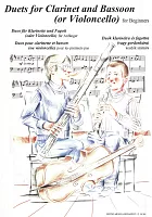 Duets for Clarinet and Bassoon (Violoncello) for beginners / dueta pro klarinet a fagot (violoncello)